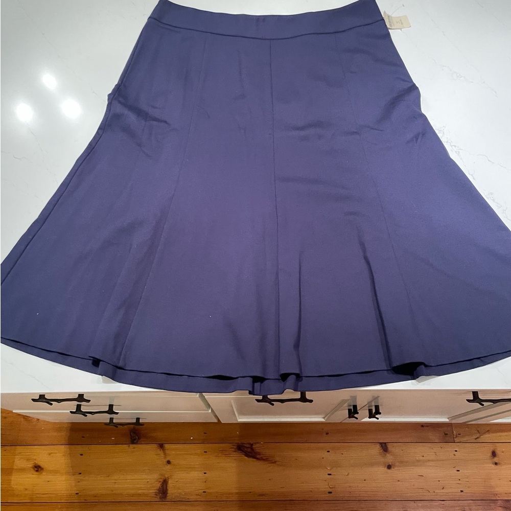 Coldwater Creek Deep Blue A-Line Skirt